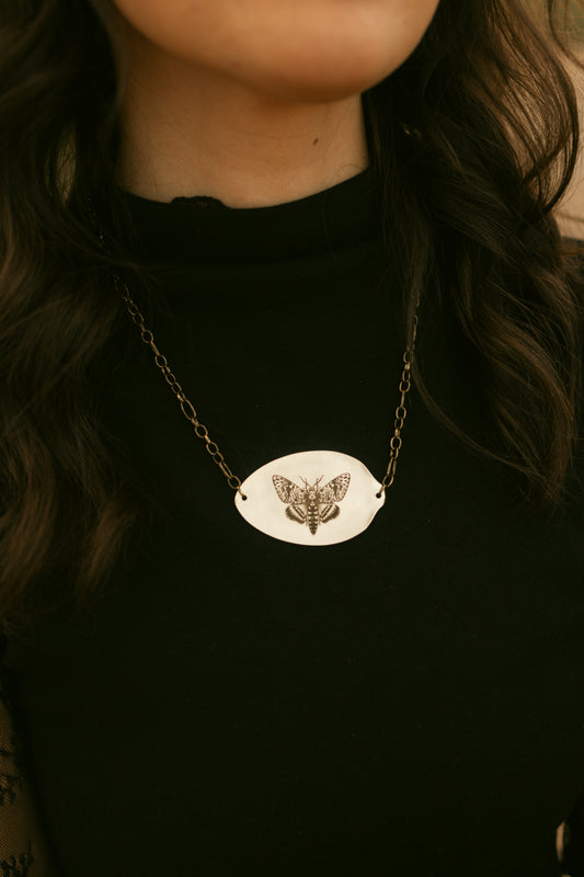 Death Moth Necklace