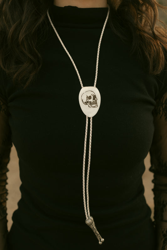 Skull Bolo Tie