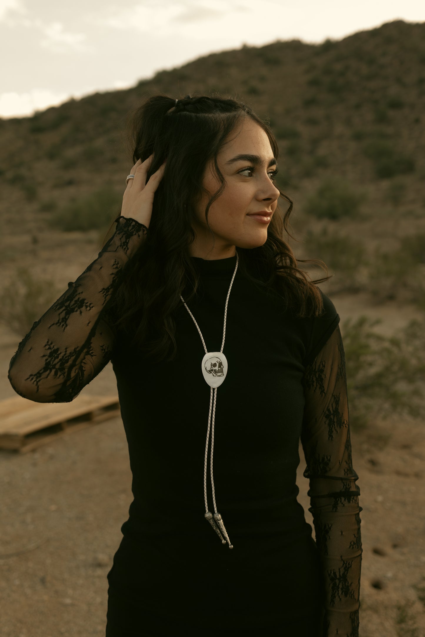 Skull Bolo Tie